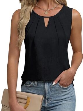 Blooming Jelly Womens Business Casual Tank Top Summer Sleeveless